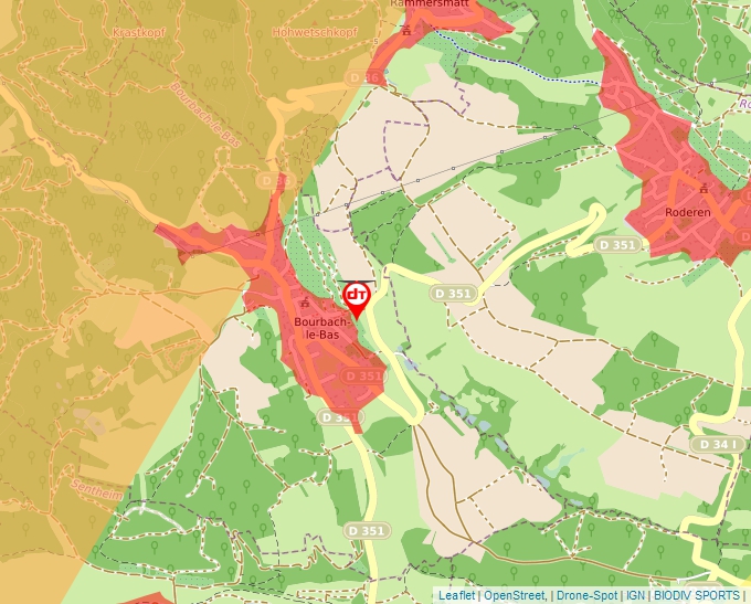 Carte Géoportail pour les drones de loisir