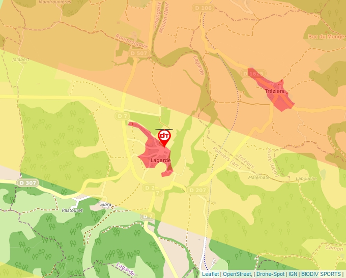 Carte Géoportail pour les drones de loisir