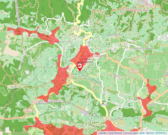 Carte Géoportail pour les drones de loisir