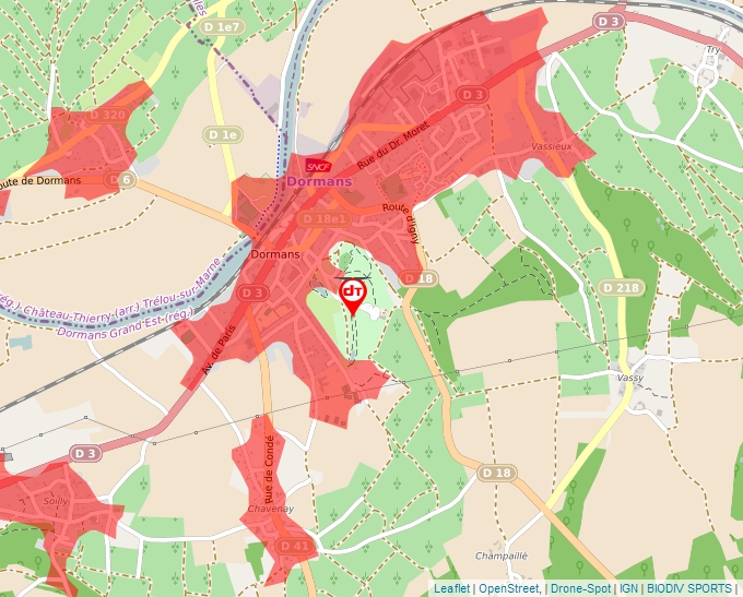 Carte Géoportail pour les drones de loisir