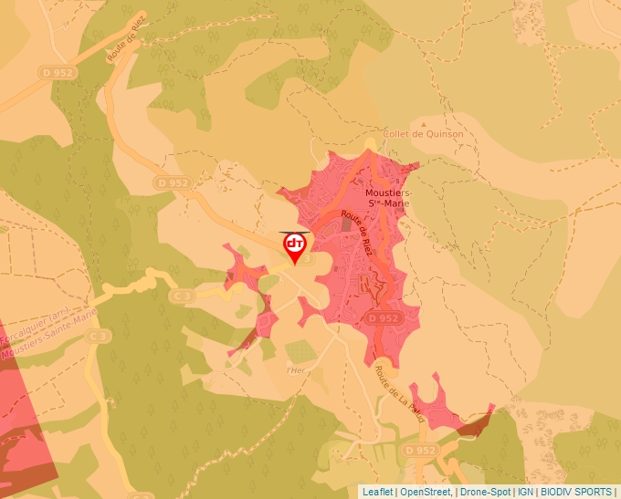 Carte Géoportail pour les drones de loisir