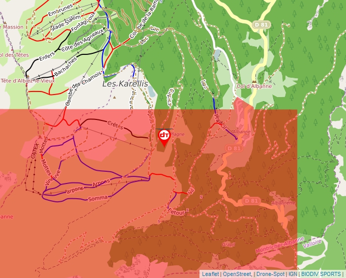 Carte Géoportail pour les drones de loisir