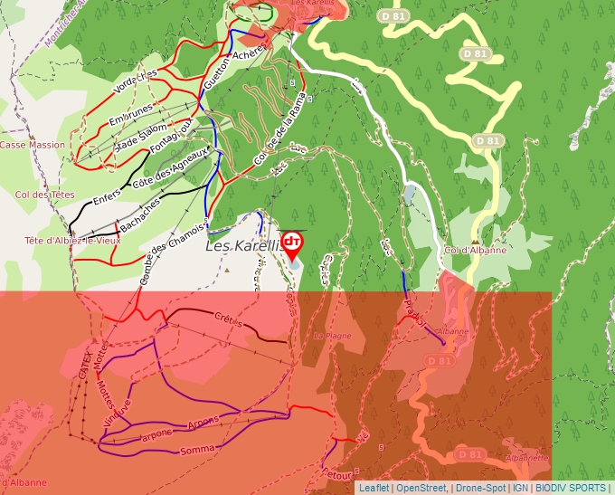 Carte Géoportail pour les drones de loisir