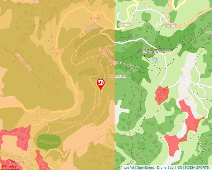 Carte Géoportail pour les drones de loisir