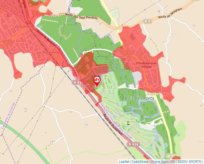 Carte Géoportail pour les drones de loisir