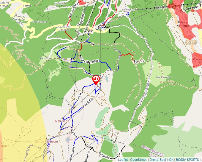 Carte Géoportail pour les drones de loisir