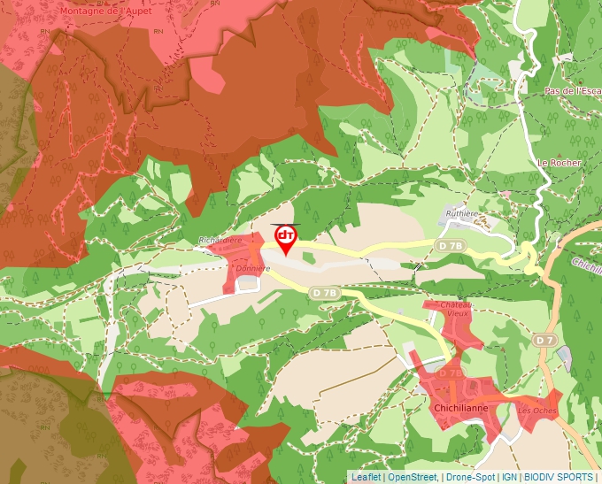 Carte Géoportail pour les drones de loisir