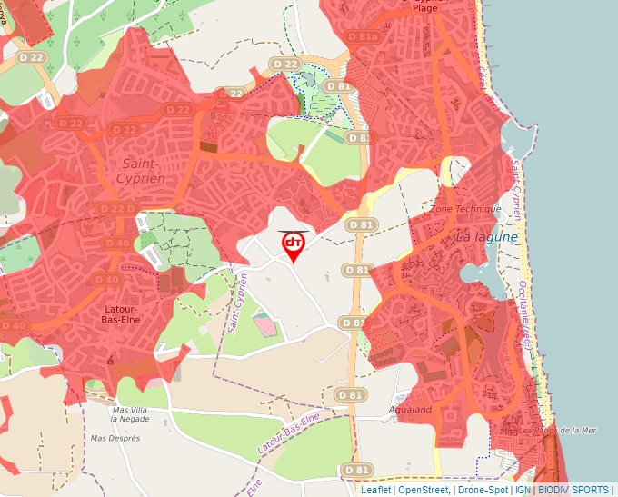 Carte Géoportail pour les drones de loisir