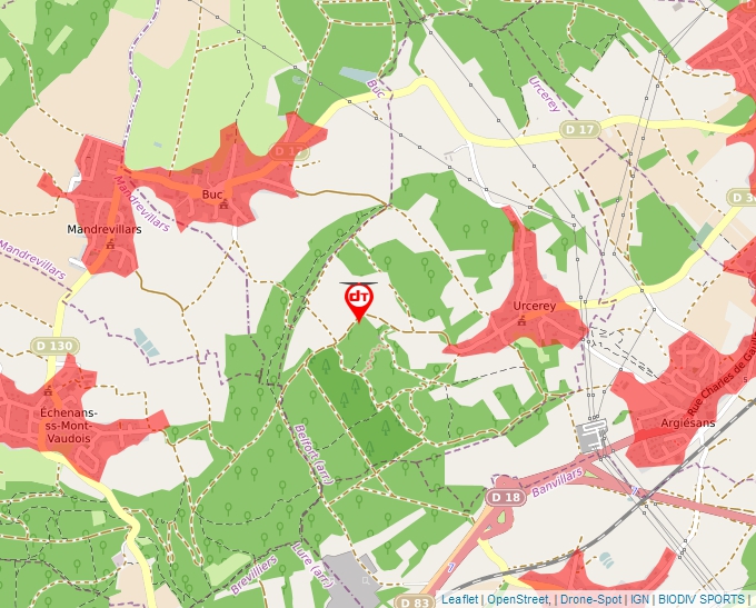 Carte Géoportail pour les drones de loisir