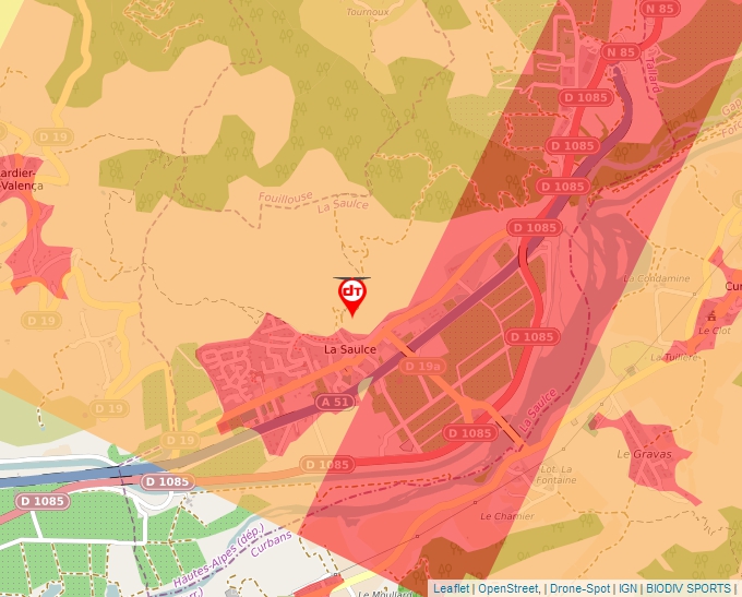 Carte Géoportail pour les drones de loisir