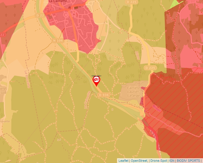 Carte Géoportail pour les drones de loisir