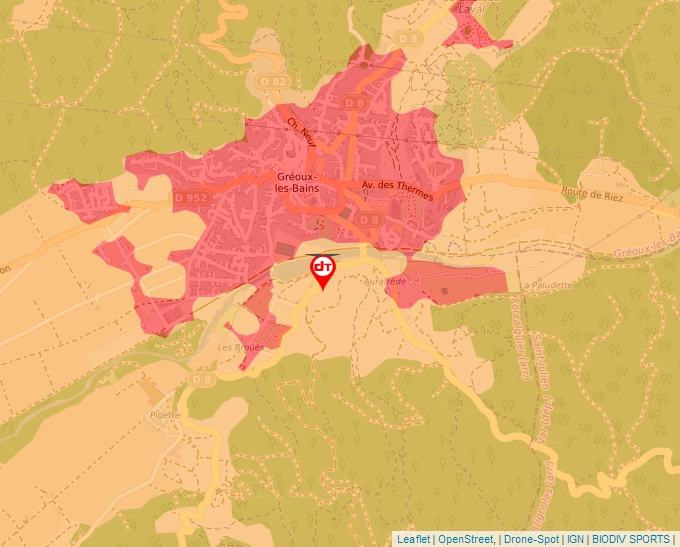 Carte Géoportail pour les drones de loisir