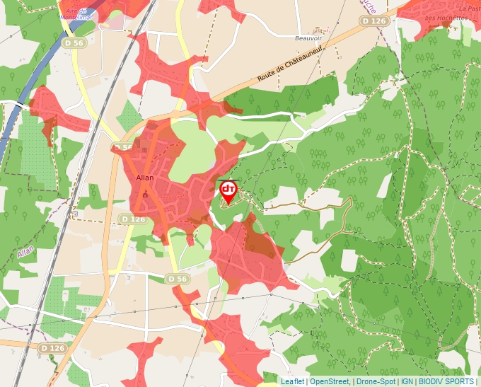 Carte Géoportail pour les drones de loisir