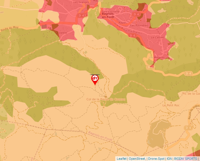 Carte Géoportail pour les drones de loisir