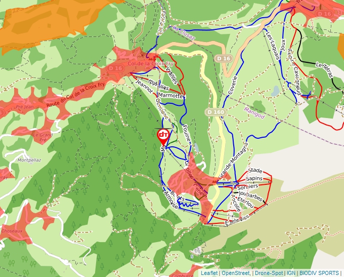 Carte Géoportail pour les drones de loisir