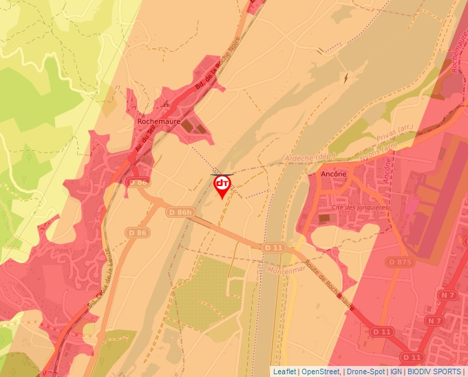 Carte Géoportail pour les drones de loisir