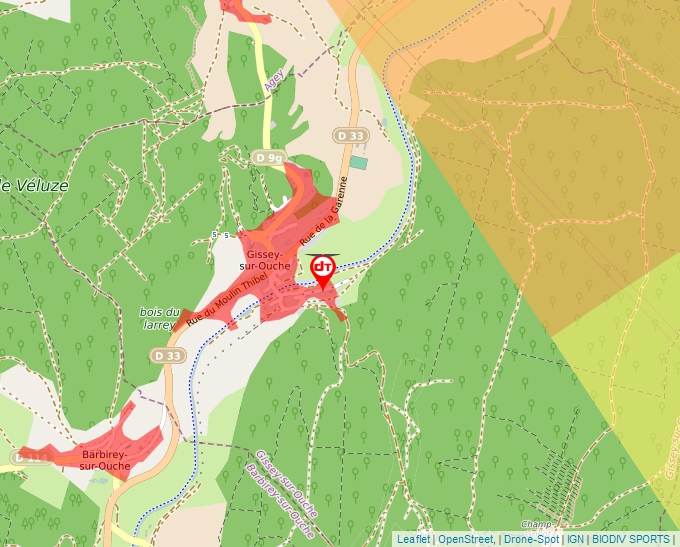 Carte Géoportail pour les drones de loisir