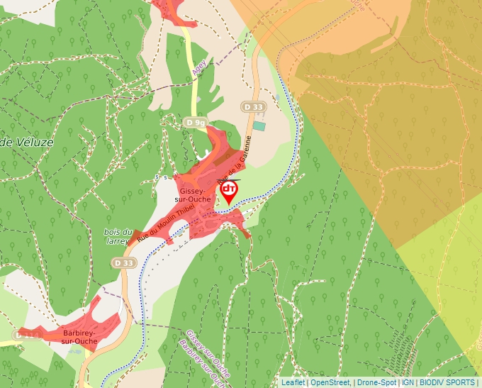 Carte Géoportail pour les drones de loisir