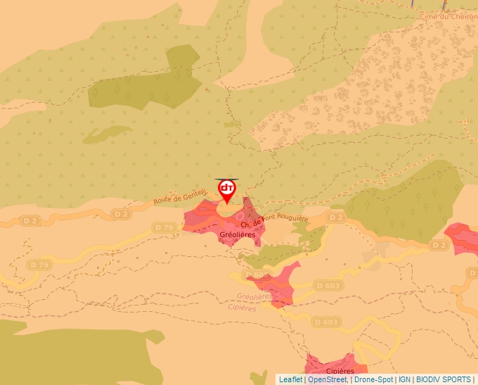 Carte Géoportail pour les drones de loisir