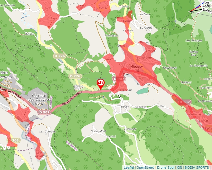 Carte Géoportail pour les drones de loisir