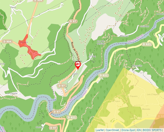 Carte Géoportail pour les drones de loisir