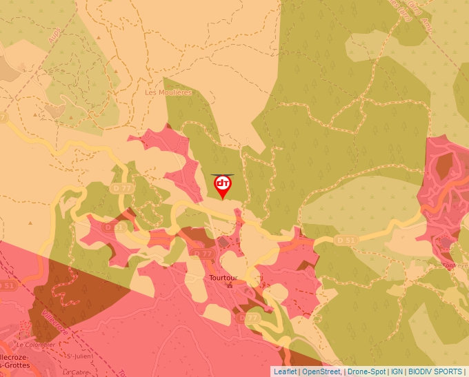 Carte Géoportail pour les drones de loisir