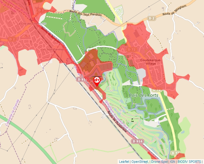 Carte Géoportail pour les drones de loisir