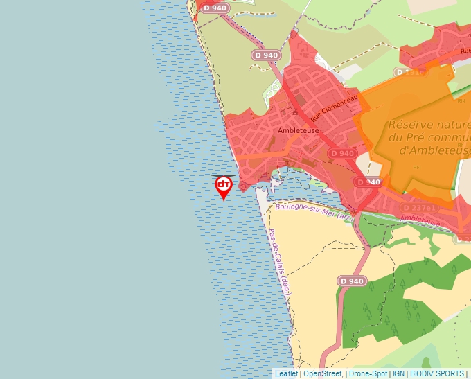 Carte Géoportail pour les drones de loisir