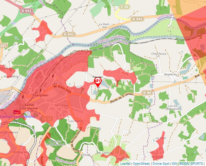 Carte Géoportail pour les drones de loisir