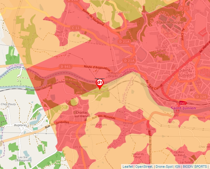 Carte Géoportail pour les drones de loisir