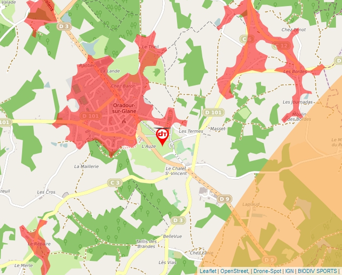 Carte Géoportail pour les drones de loisir