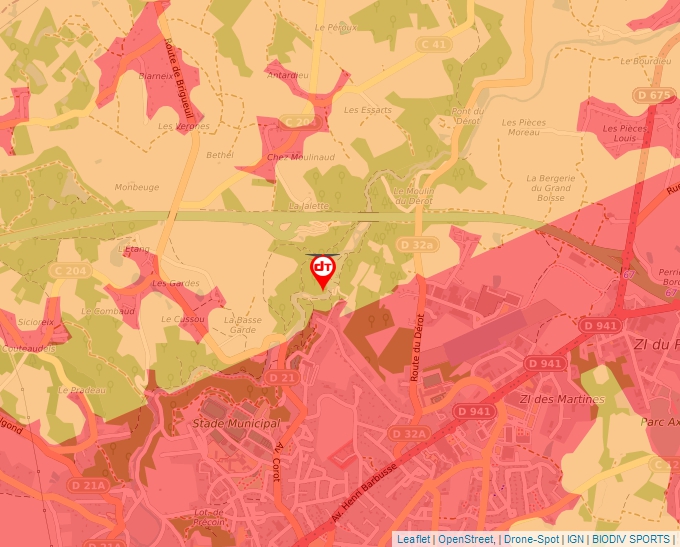 Carte Géoportail pour les drones de loisir