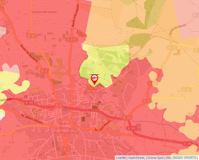 Carte Géoportail pour les drones de loisir