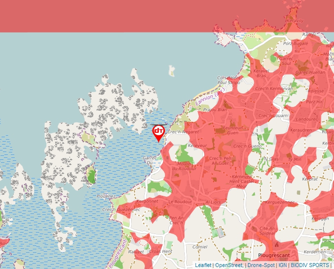 Carte Géoportail pour les drones de loisir