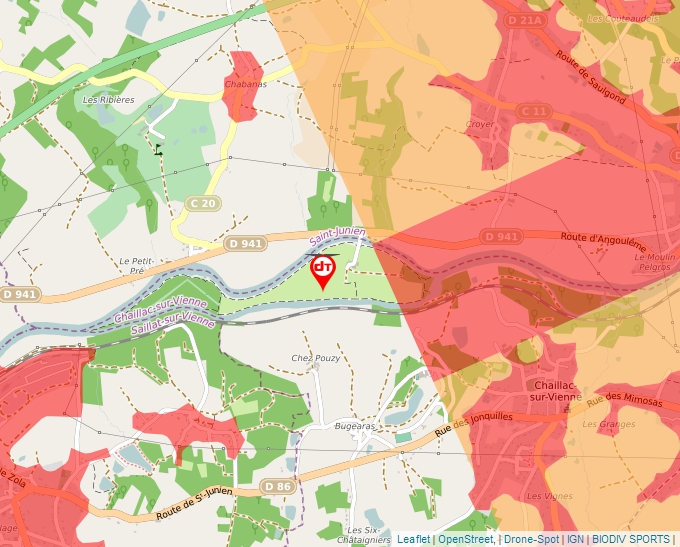 Carte Géoportail pour les drones de loisir