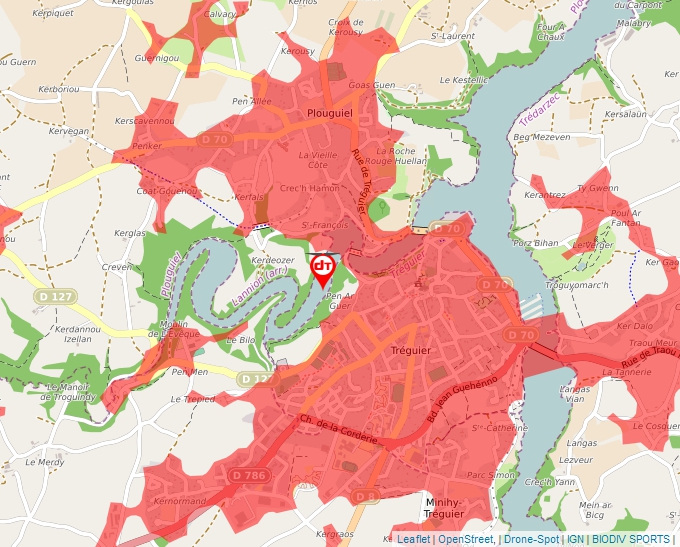 Carte Géoportail pour les drones de loisir