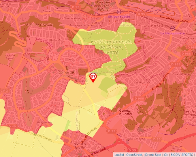 Carte Géoportail pour les drones de loisir