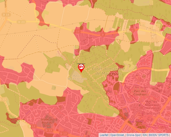 Carte Géoportail pour les drones de loisir