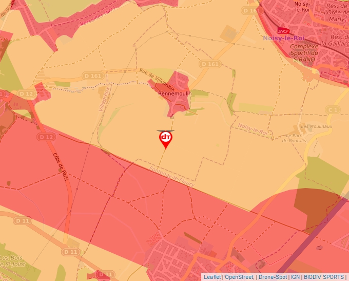 Carte Géoportail pour les drones de loisir