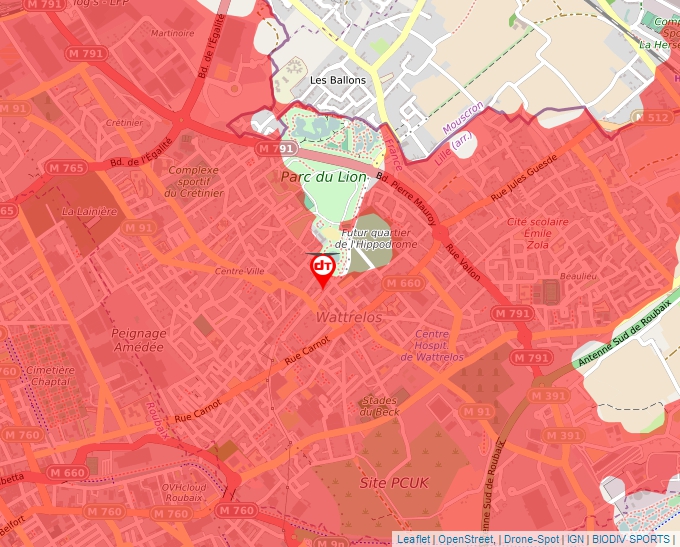 Carte Géoportail pour les drones de loisir