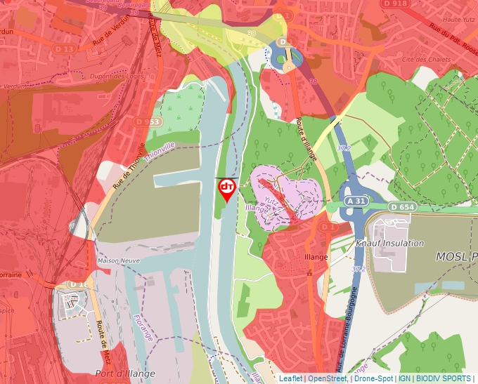 Carte Géoportail pour les drones de loisir