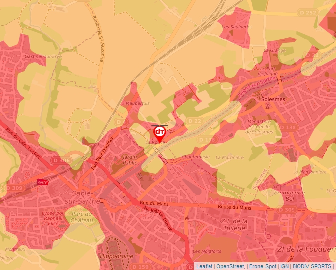 Carte Géoportail pour les drones de loisir