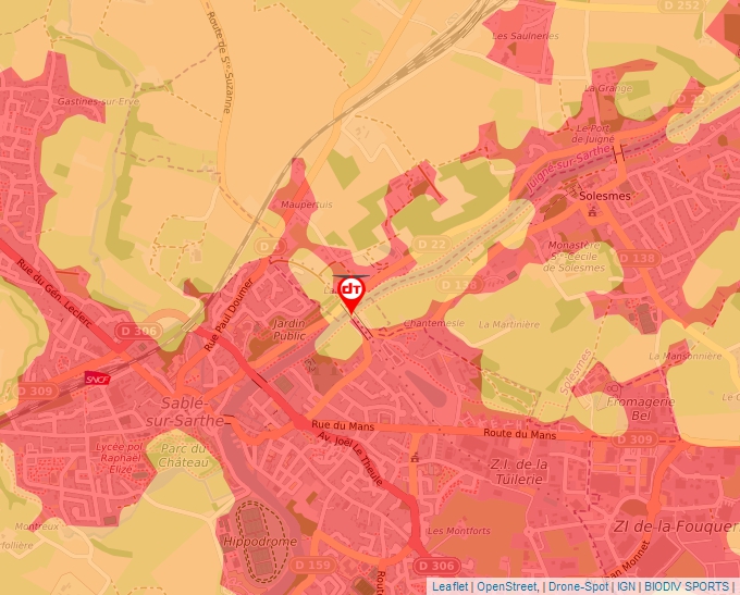 Carte Géoportail pour les drones de loisir