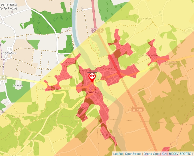 Carte Géoportail pour les drones de loisir