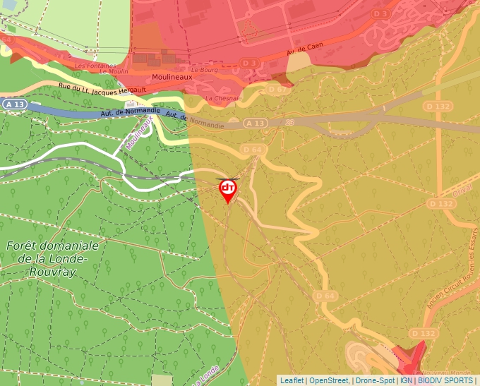 Carte Géoportail pour les drones de loisir