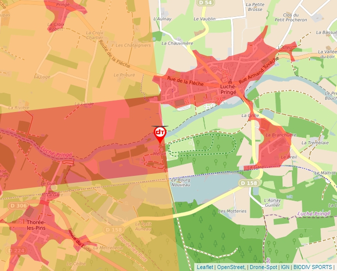 Carte Géoportail pour les drones de loisir