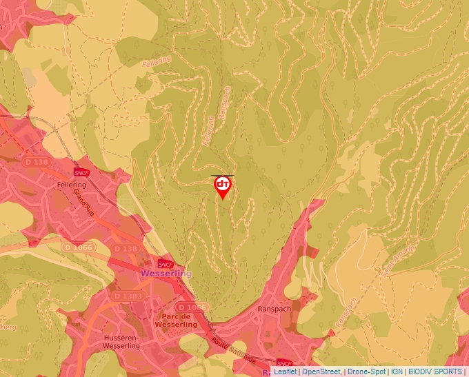 Carte Géoportail pour les drones de loisir