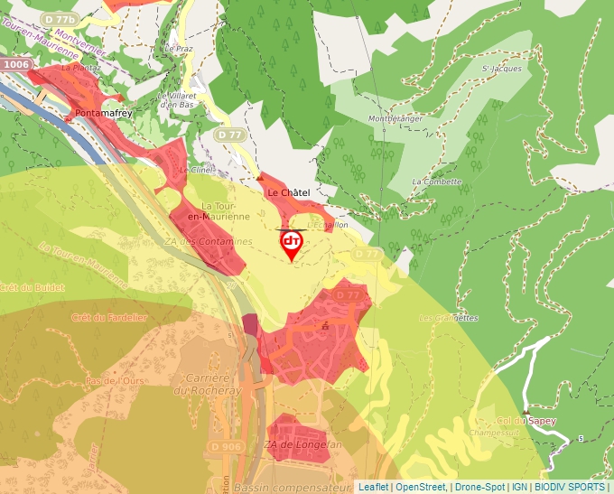 Carte Géoportail pour les drones de loisir