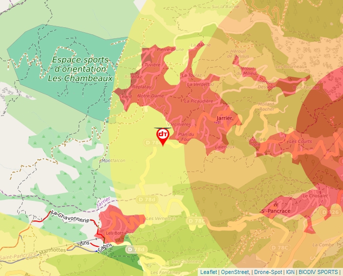 Carte Géoportail pour les drones de loisir