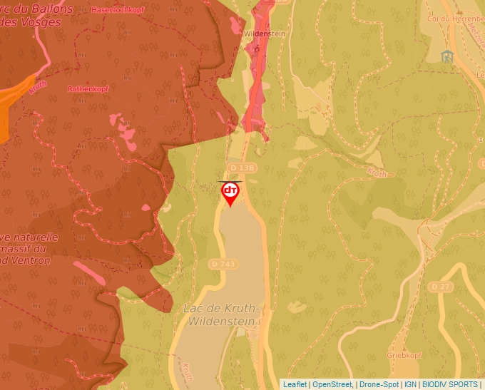 Carte Géoportail pour les drones de loisir